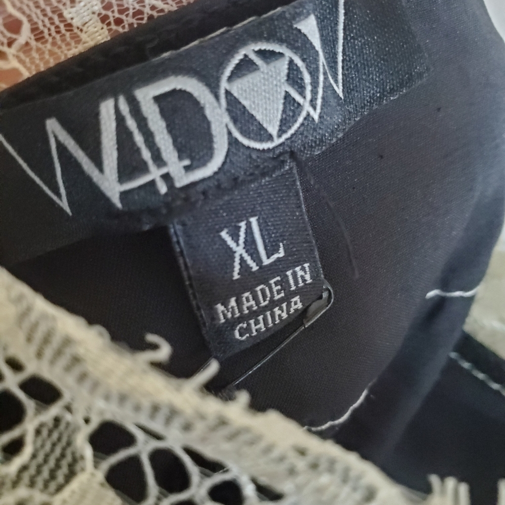 Dolls Kill Widow Black Satin Mini XL - Picture 11 of 12